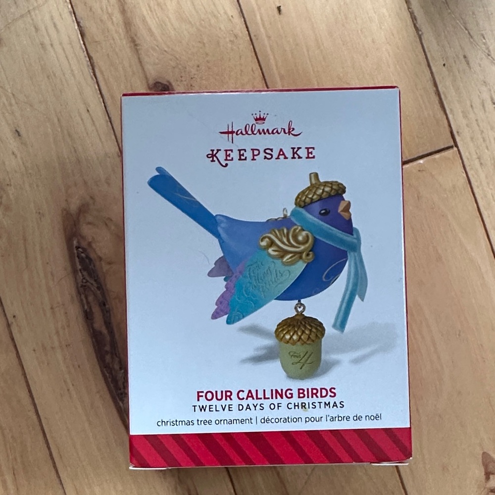 Hallmark Keepsake 12 Days of Christmas Ornament - 4 Calling birds